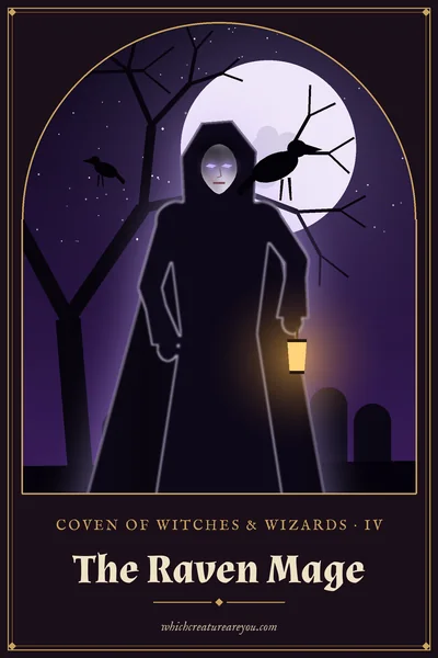 The Raven Mage personality card